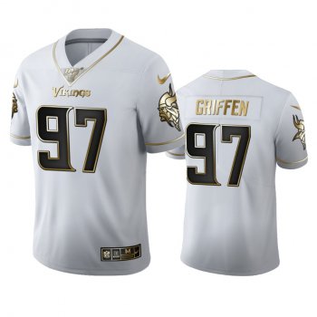 Everson Griffen Vikings White 100th Season Golden Edition Jersey