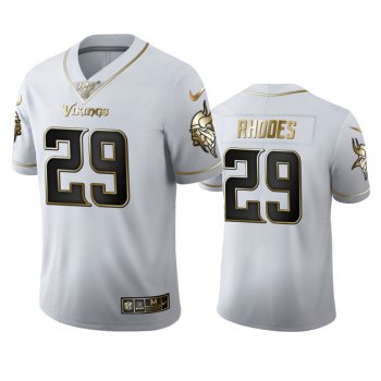 Xavier Rhodes Vikings White 100th Season Golden Edition Jersey