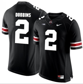 Nike Buckeyes #2 J.K. Dobbins Black Limited Stitched Ncaa Jersey