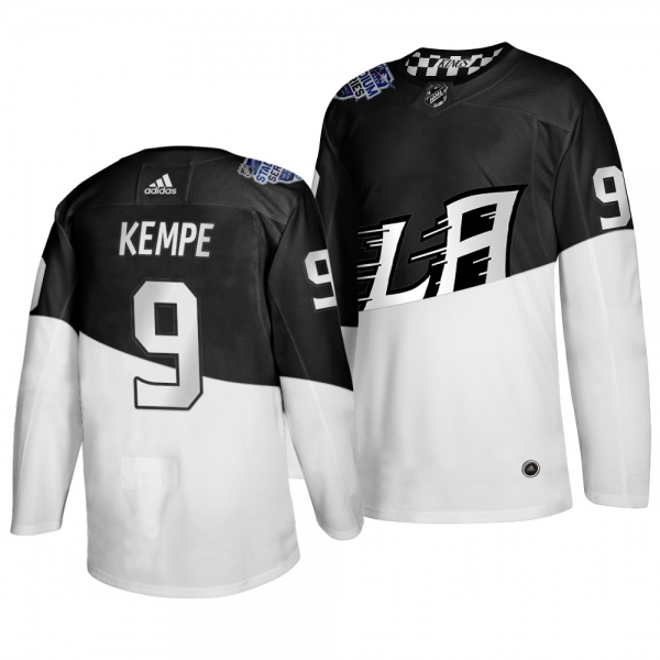 2020 Stadium Series Los Angeles Kings Adrian Kempe #9 Authentic White Black Jersey