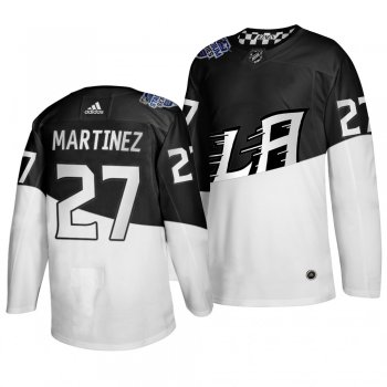 2020 Stadium Series Los Angeles Kings Alec Martinez #27 Authentic White Black Jersey