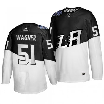 2020 Stadium Series Los Angeles Kings Austin Wagner #51 Authentic White Black Jersey