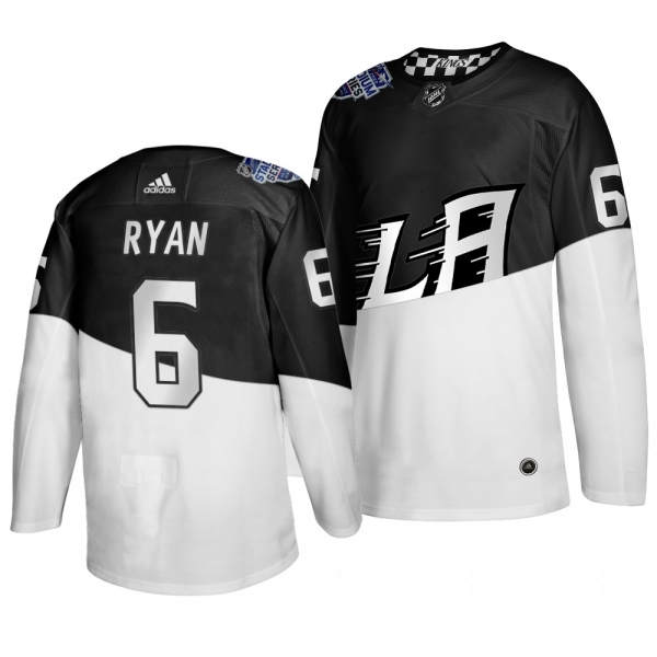 2020 Stadium Series Los Angeles Kings Joakim Ryan #6 Authentic White Black Jersey