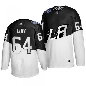 2020 Stadium Series Los Angeles Kings Matt Luff #64 Authentic White Black Jersey