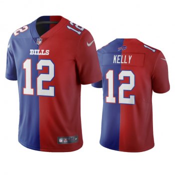 Buffalo Bills Jim Kelly Royal Red Two Tone Vapor Limited Jersey