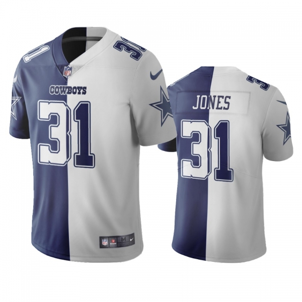 Dallas Cowboys Byron Jones Navy White Two Tone Vapor Limited Jersey