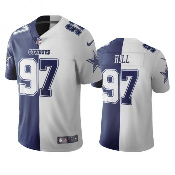 Dallas Cowboys Trysten Hill Navy White Two Tone Vapor Limited Jersey