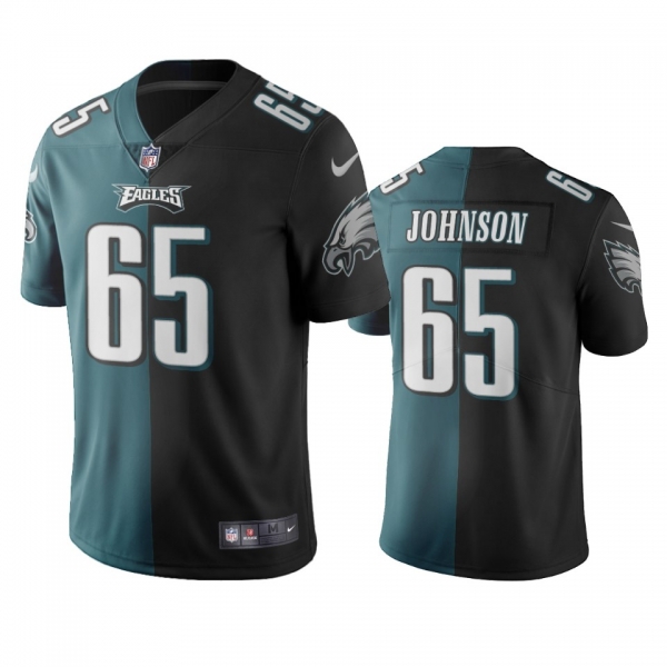 Philadelphia Eagles Lane Johnson Green Black Two Tone Vapor Limited Jersey