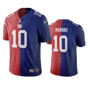 New York Giants Eli Manning Red Royal Two Tone Vapor Limited Jersey