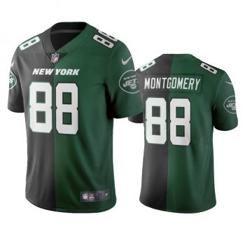 New York Jets Ty Montgomery Black Green Two Tone Vapor Limited Jersey