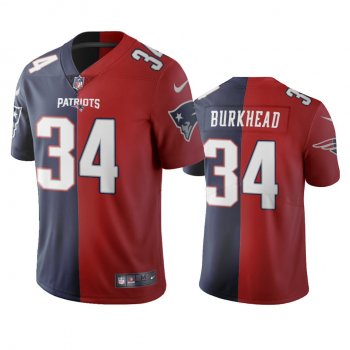 New England Patriots Rex Burkhead Navy Red Two Tone Vapor Limited Jersey