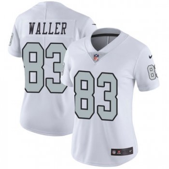 Women's Darren Waller Oakland Raiders Limited Color Rush Nike Jersey - White