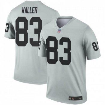 Youth Darren Waller Oakland Raiders Legend Inverted Silver Nike Jersey