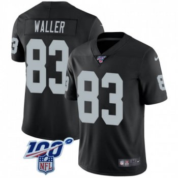 Youth Darren Waller Oakland Raiders Limited 100th Vapor Nike Jersey - Black