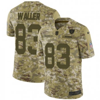 Youth Darren Waller Oakland Raiders Limited 2018 Salute to Service Nike Jersey - Camo