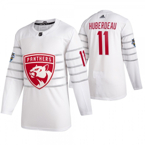 Florida Panthers #11 Jonathan Huberdeau 2020 NHL All-Star Game Authentic White Jersey Men's