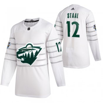 Minnesota Wild #12 Eric Staal 2020 NHL All-Star Game Authentic White Jersey Men's