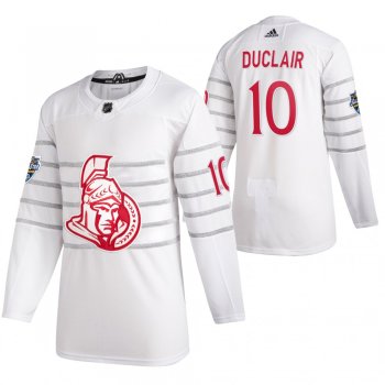 Ottawa Senators #10 Anthony Duclair 2020 NHL All-Star Game Authentic White Jersey Men's