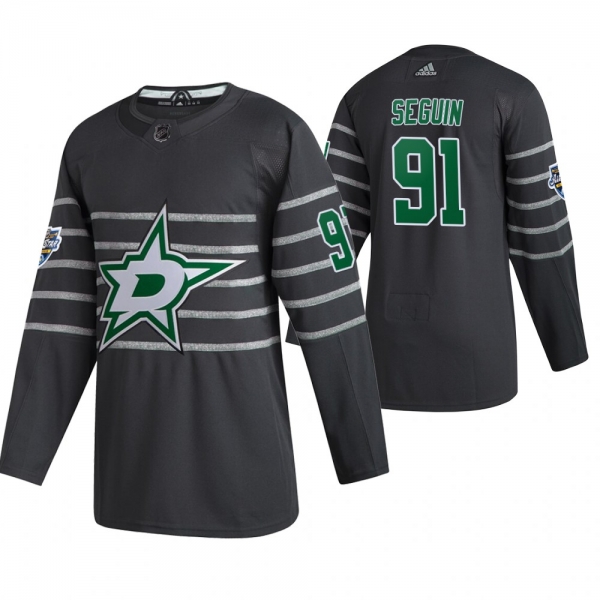 Dallas Stars #91 Tyler Seguin 2020 NHL All-Star Game Authentic Gray Jersey Men's