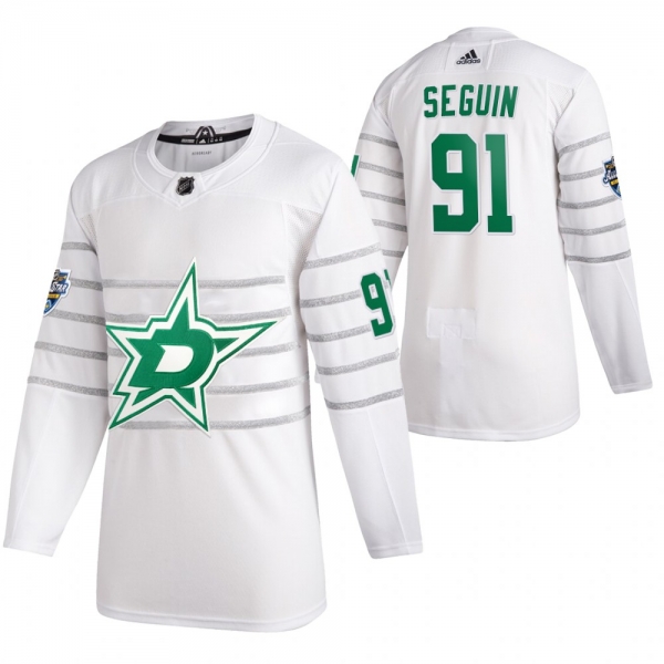 Dallas Stars #91 Tyler Seguin 2020 NHL All-Star Game Authentic White Jersey Men's