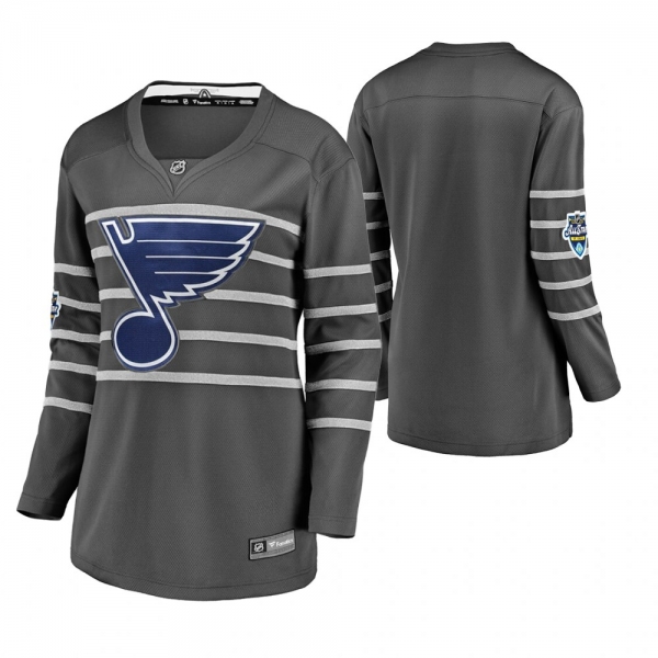 St. Louis Blues 2020 NHL All-Star Game Breakaway Gray Jersey Women's