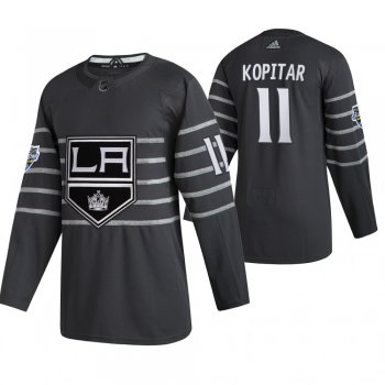 Los Angeles Kings #11 Anze Kopitar 2020 NHL All-Star Game Authentic Gray Jersey Men's