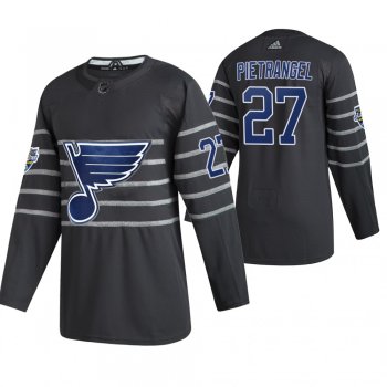 St. Louis Blues #27 Alex Pietrangelo 2020 NHL All-Star Game Authentic Gray Jersey Men's