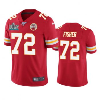 Kansas City Chiefs Eric Fisher Red Super Bowl LIV Vapor Limited Jersey