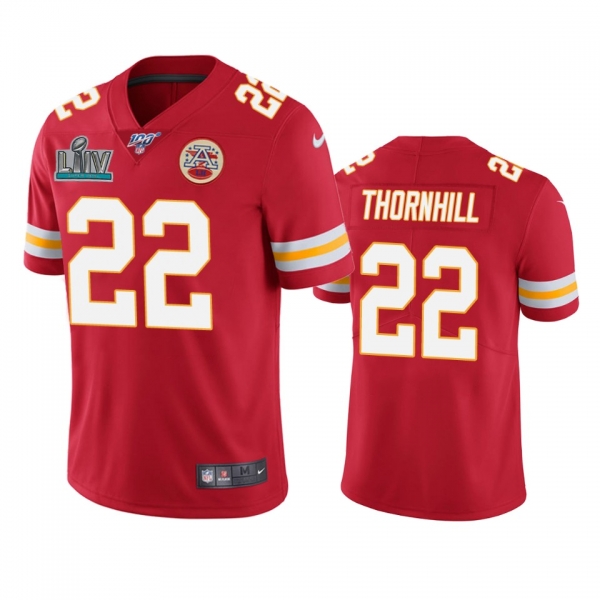 Kansas City Chiefs Juan Thornhill Red Super Bowl LIV Vapor Limited Jersey