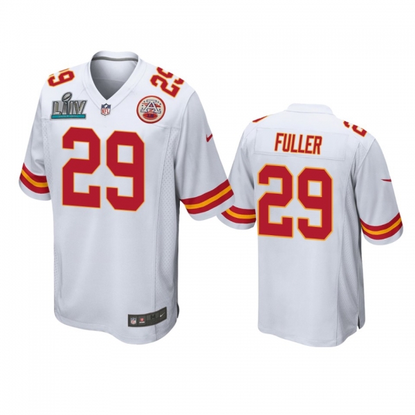 Kansas City Chiefs Kendall Fuller White Super Bowl LIV Game Jersey