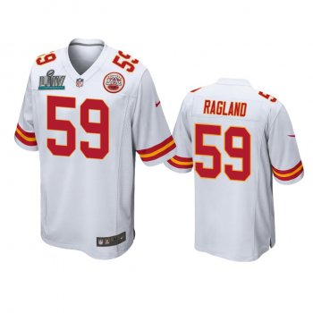 Kansas City Chiefs Reggie Ragland White Super Bowl LIV Game Jersey