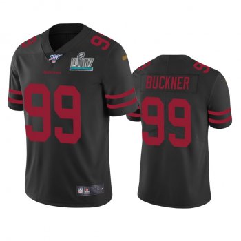 San Francisco 49ers DeForest Buckner Black Super Bowl LIV Vapor Limited Jersey