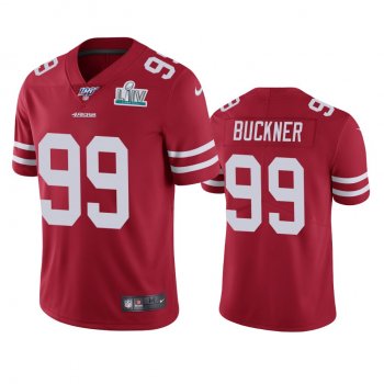 San Francisco 49ers DeForest Buckner Scarlet Super Bowl LIV Vapor Limited Jersey