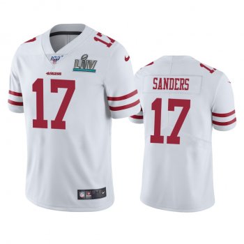 San Francisco 49ers Emmanuel Sanders White Super Bowl LIV Vapor Limited Jersey