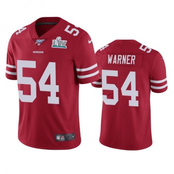 San Francisco 49ers Fred Warner Scarlet Super Bowl LIV Vapor Limited Jersey