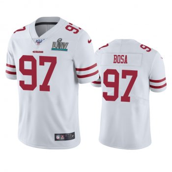 San Francisco 49ers Nick Bosa White Super Bowl LIV Vapor Limited Jersey