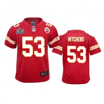 Youth Chiefs Anthony Hitchens Red Super Bowl LIV Game Jersey