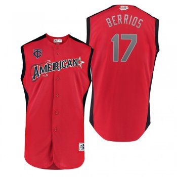 2019 MLB All-Star Game Workout American League Jose Berrios Red Jersey