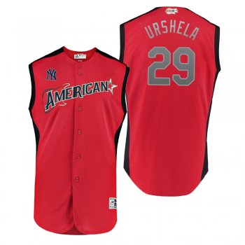 2019 MLB All-Star Game Workout American League Gio Urshela Red Jersey