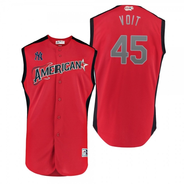 2019 MLB All-Star Game Workout American League Luke Voit Red Jersey