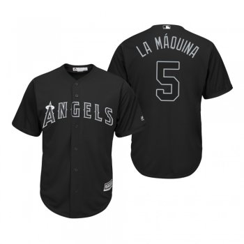 Los Angeles Angels Albert Pujols La Maquina Black 2019 Players' Weekend Replica Jersey