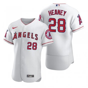 Los Angeles Angels Andrew Heaney Nike White 2020 Authentic Jersey