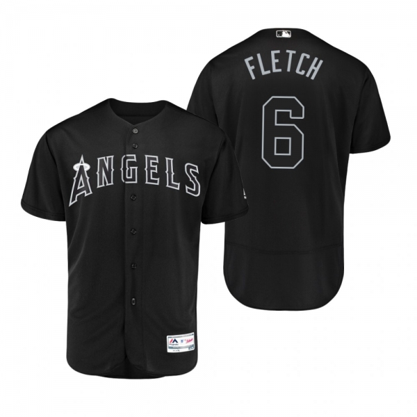 Angels David Fletcher Fletch Black 2019 Players' Weekend Authentic Jersey