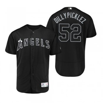 Angels Dillon Peters Dillypicklez Black 2019 Players' Weekend Authentic Jersey