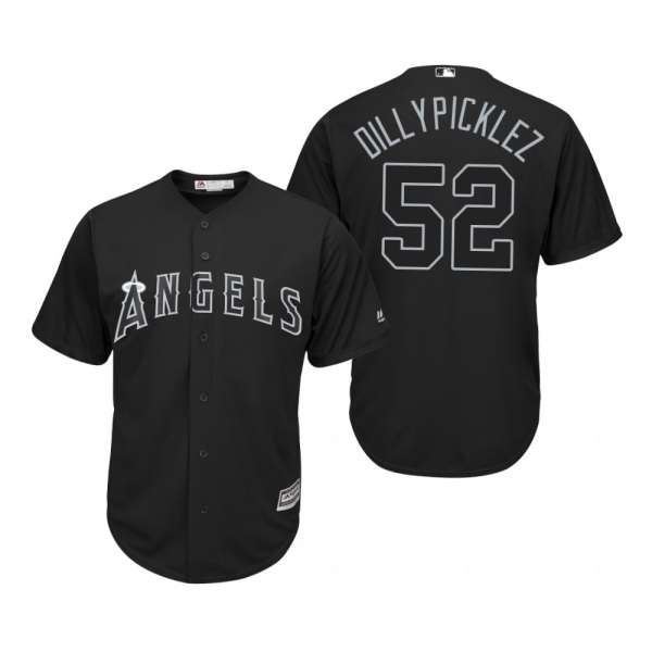 Los Angeles Angels Dillon Peters Dillypicklez Black 2019 Players' Weekend Replica Jersey