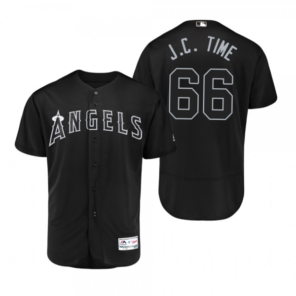 Los Angeles Angels JC Ramirez J.C. Time Black 2019 Players' Weekend Authentic Jersey