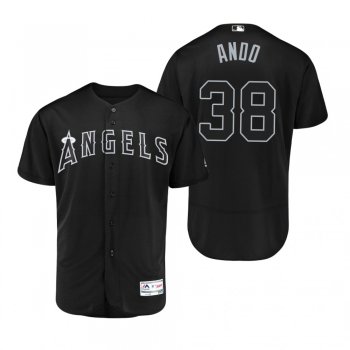 Angels Justin Anderson Ando Black 2019 Players' Weekend Authentic Jersey