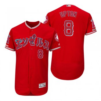 2019 Asian Heritage Month Justin Upton Scarlet Japanese Flex Base Jersey