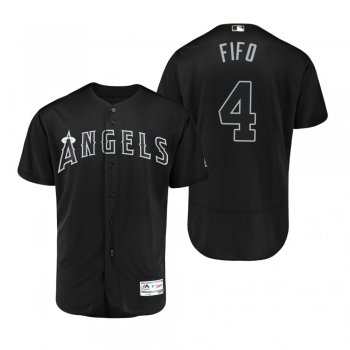 Los Angeles Angels Luis Rengifo Fifo Black 2019 Players' Weekend Authentic Jersey