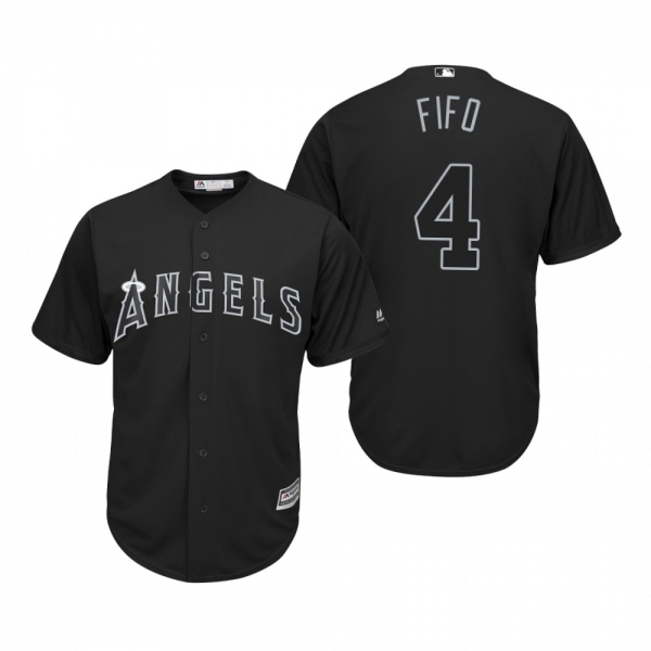 Los Angeles Angels Luis Rengifo Fifo Black 2019 Players' Weekend Replica Jersey